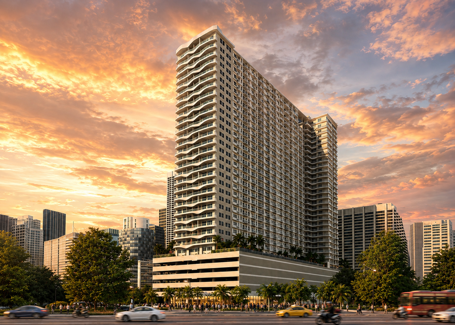 2 BR End Unit with Balcony at Coast Residences (COASB012242) - Image 2
