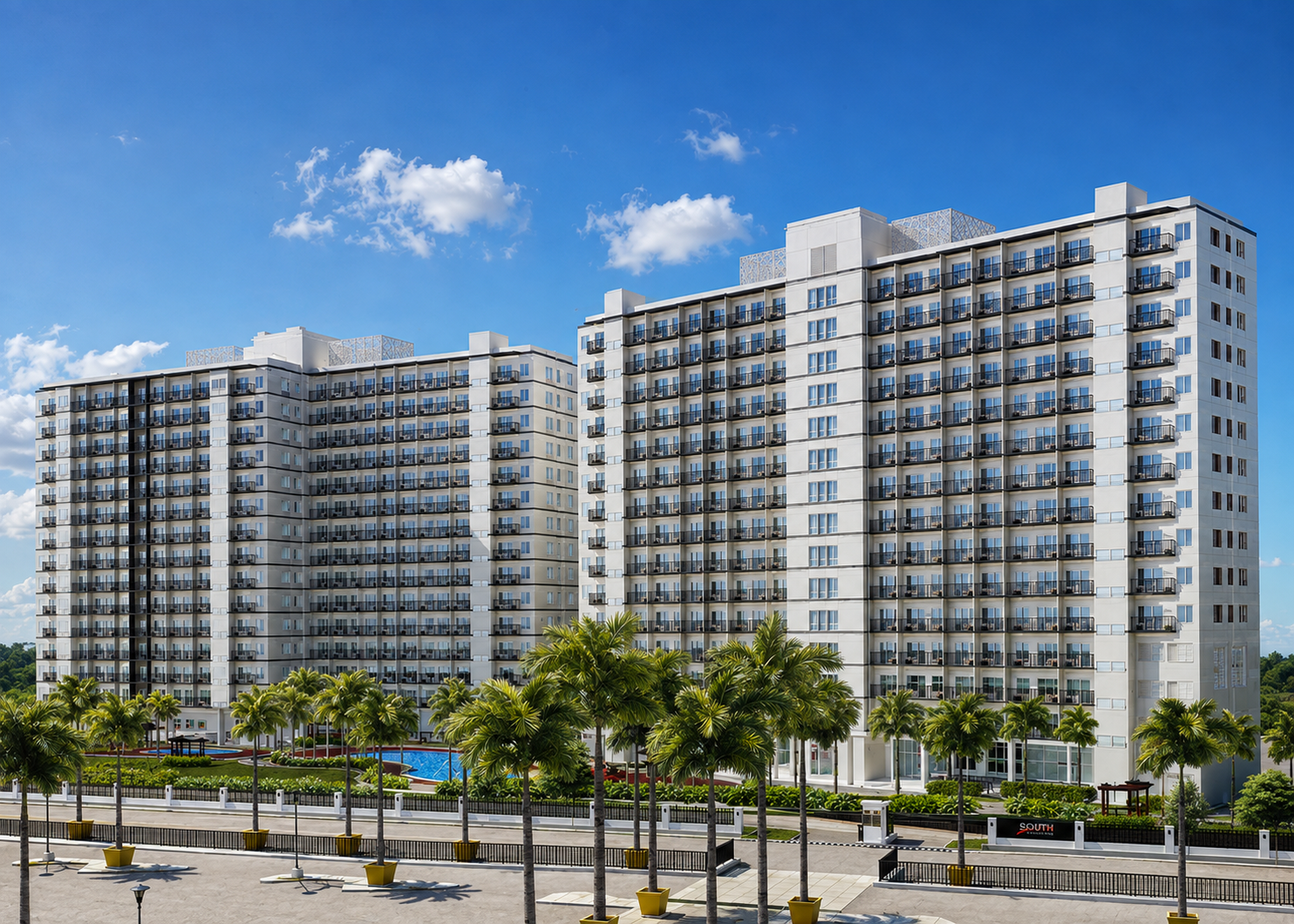 1 BR with Balcony at South Residences (STHRB011216)